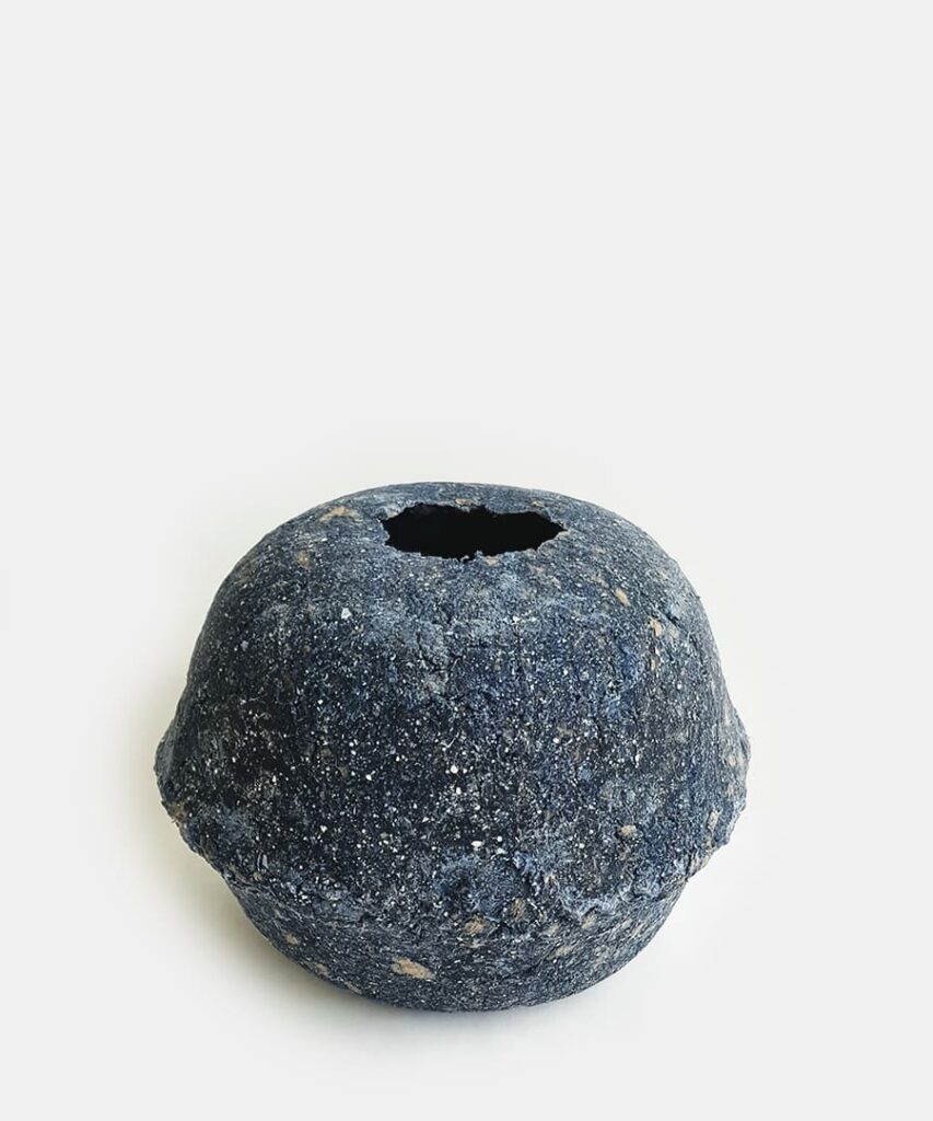 jarron biomateria azul